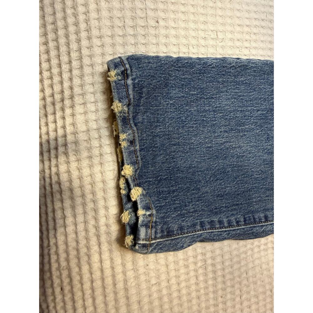 Isabel Maternity Vintage Straight Panel Medio Blue Jeans Size 10 Classic Mamma - Picture 3 of 11
